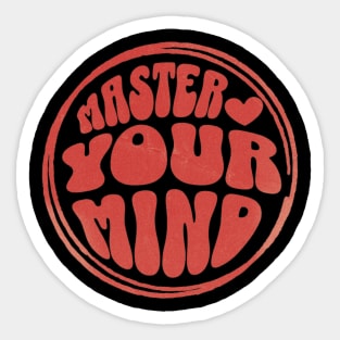 Encouraging Quotes - Master Your Mind Sticker